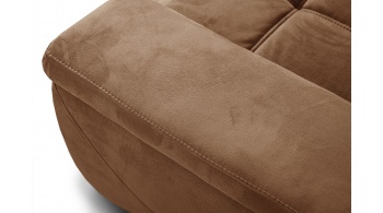 Canapé d'angle gauche avec appuis-tête réglables 5 places KELTE