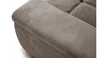 Canapé d'angle gauche avec appuis-tête réglables 5 places KELTE