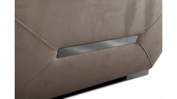 Canapé d'angle gauche avec appuis-tête réglables 5 places KELTE