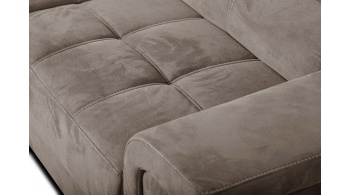 Canapé d'angle gauche avec appuis-tête réglables 5 places KELTE