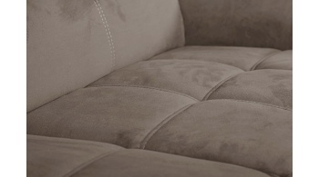 Canapé d'angle gauche avec appuis-tête réglables 5 places KELTE