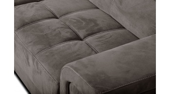 Canapé d'angle gauche avec appuis-tête réglables 5 places KELTE