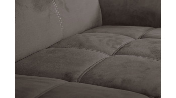 Canapé d'angle gauche avec appuis-tête réglables 5 places KELTE