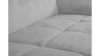 Canapé d'angle gauche avec appuis-tête réglables 5 places KELTE