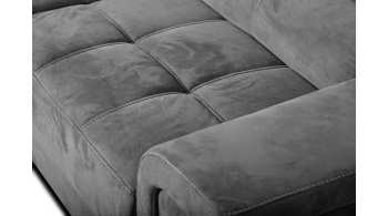 Canapé d'angle gauche avec appuis-tête réglables 5 places KELTE