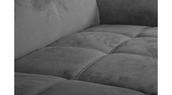 Canapé d'angle gauche avec appuis-tête réglables 5 places KELTE