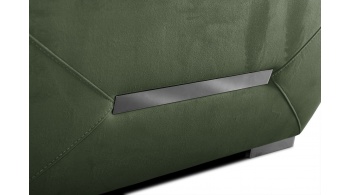 Canapé d'angle gauche avec appuis-tête réglables 5 places KELTE