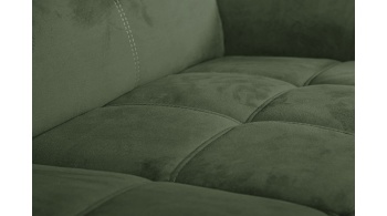 Canapé d'angle gauche avec appuis-tête réglables 5 places KELTE