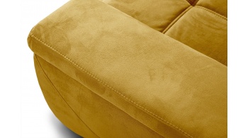 Canapé d'angle gauche avec appuis-tête réglables 5 places KELTE