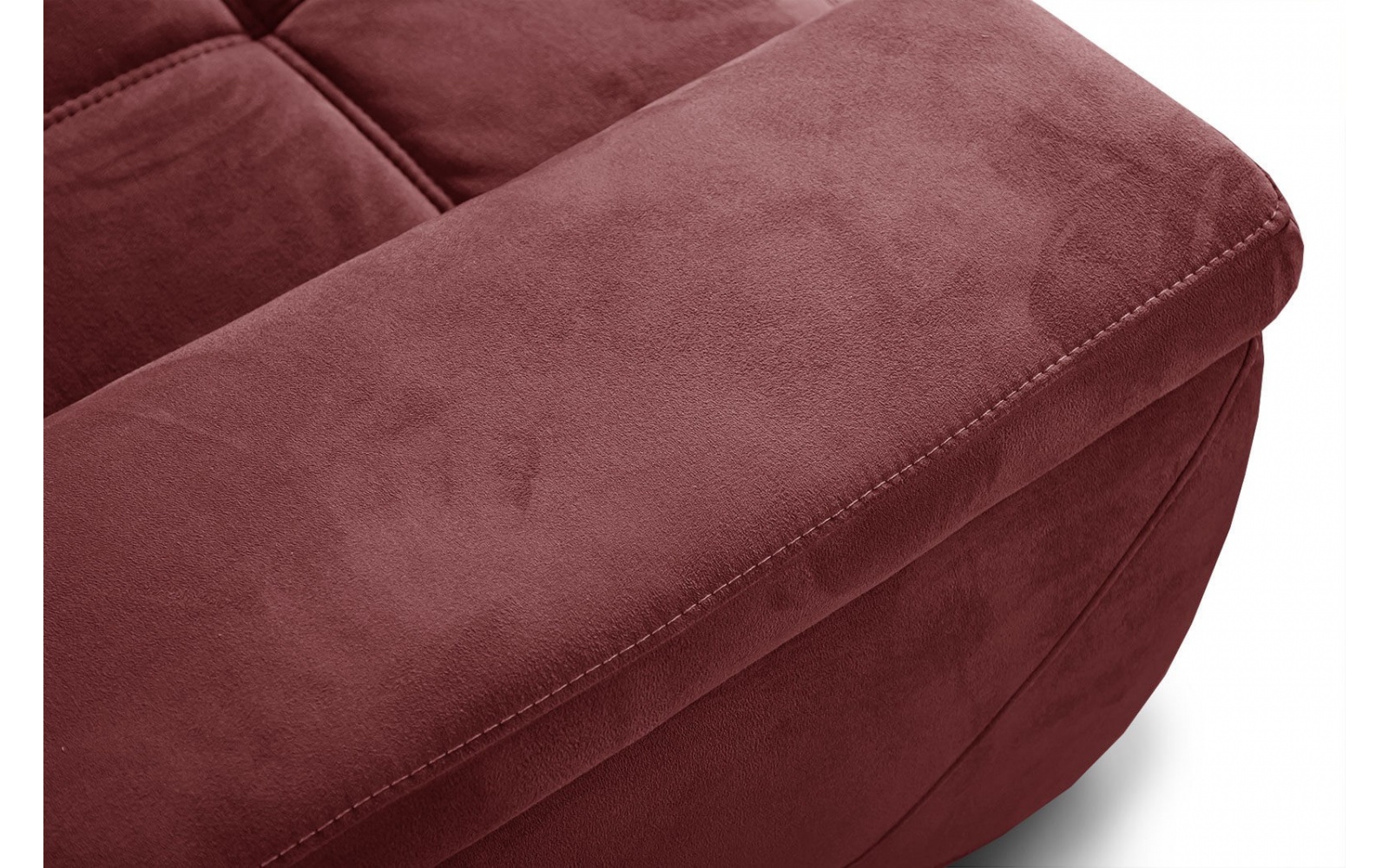 Canapé d'angle droit avec appuis-tête réglables 5 places KELTE