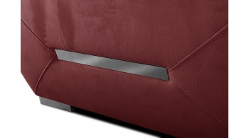 Canapé d'angle droit avec appuis-tête réglables 5 places KELTE