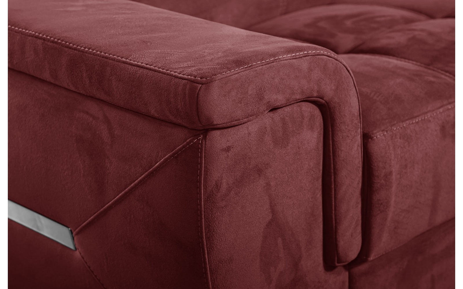 Canapé d'angle droit avec appuis-tête réglables 5 places KELTE