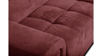 Canapé d'angle droit avec appuis-tête réglables 5 places KELTE