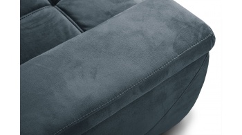 Canapé d'angle droit avec appuis-tête réglables 5 places KELTE