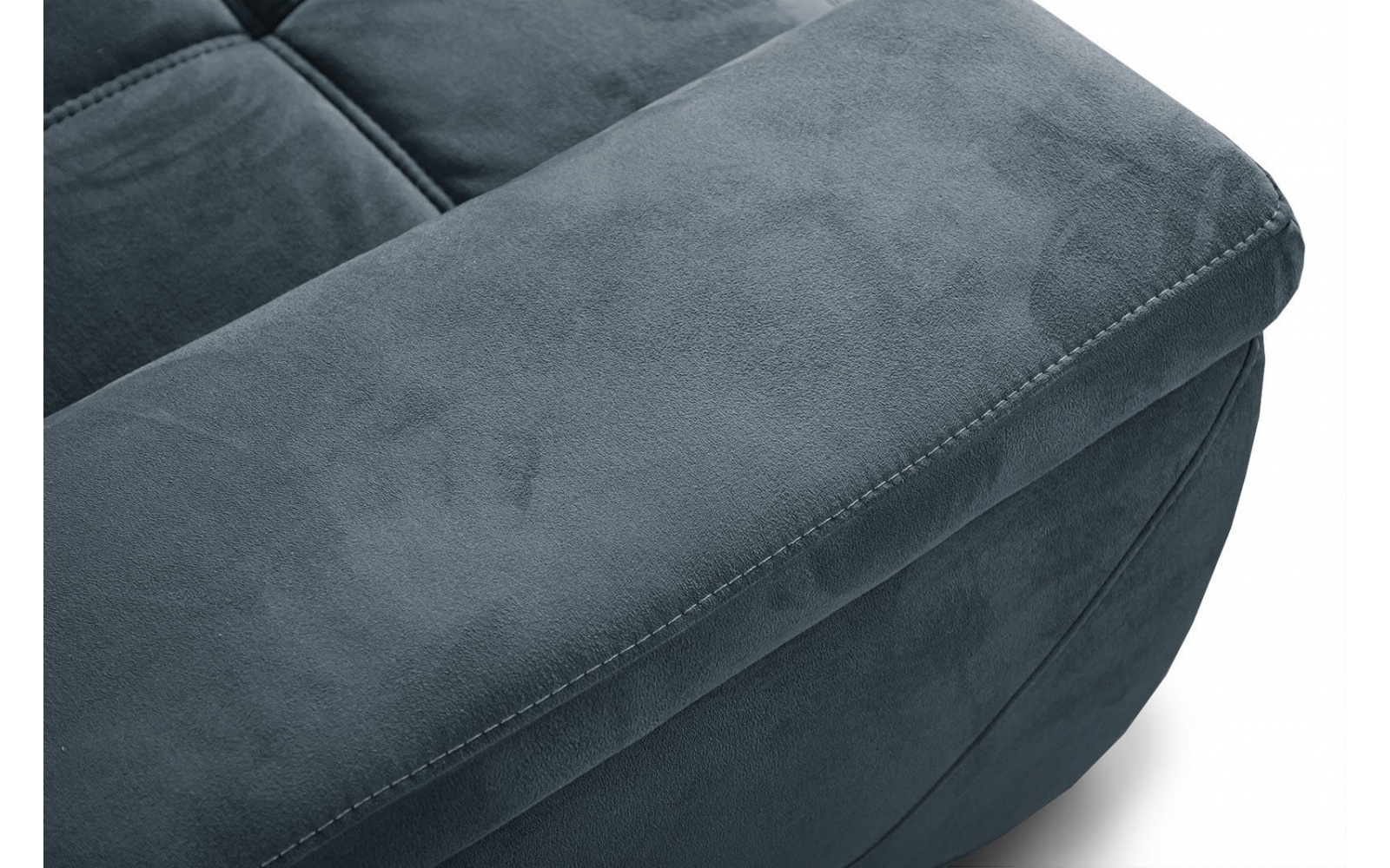 Canapé d'angle droit avec appuis-tête réglables 5 places KELTE