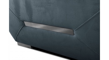 Canapé d'angle droit avec appuis-tête réglables 5 places KELTE