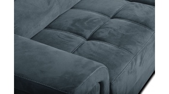 Canapé d'angle droit avec appuis-tête réglables 5 places KELTE