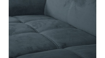 Canapé d'angle droit avec appuis-tête réglables 5 places KELTE