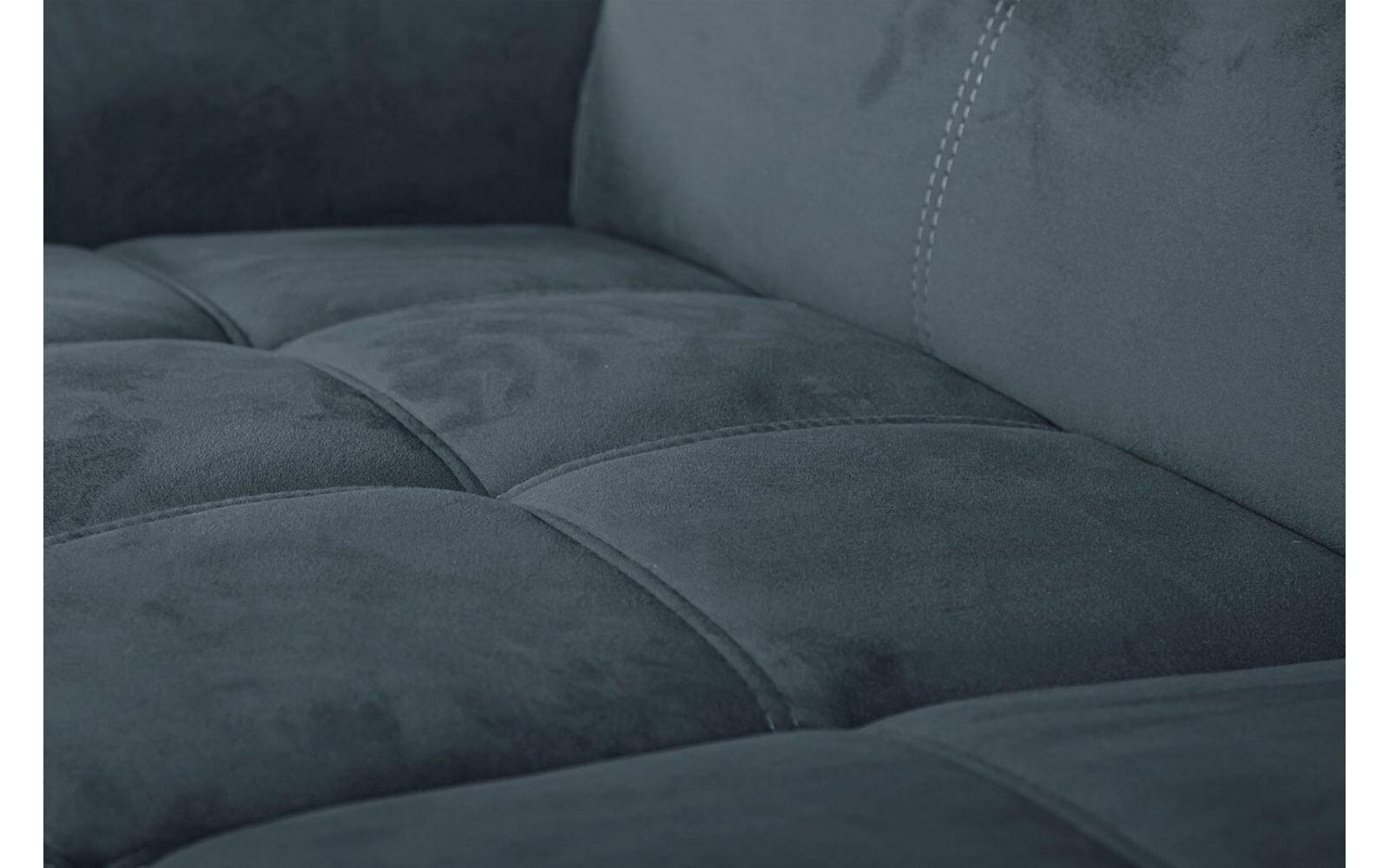 Canapé d'angle droit avec appuis-tête réglables 5 places KELTE