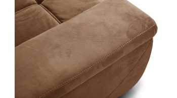 Canapé d'angle droit avec appuis-tête réglables 5 places KELTE