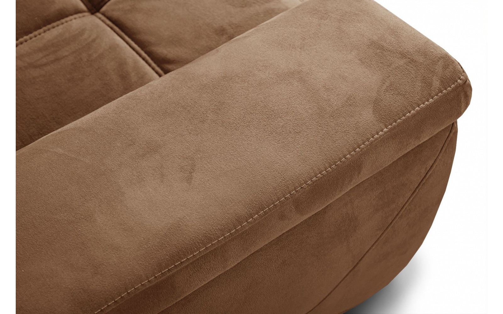 Canapé d'angle droit avec appuis-tête réglables 5 places KELTE