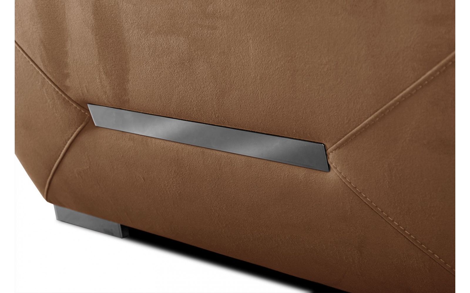 Canapé d'angle droit avec appuis-tête réglables 5 places KELTE