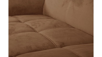 Canapé d'angle droit avec appuis-tête réglables 5 places KELTE