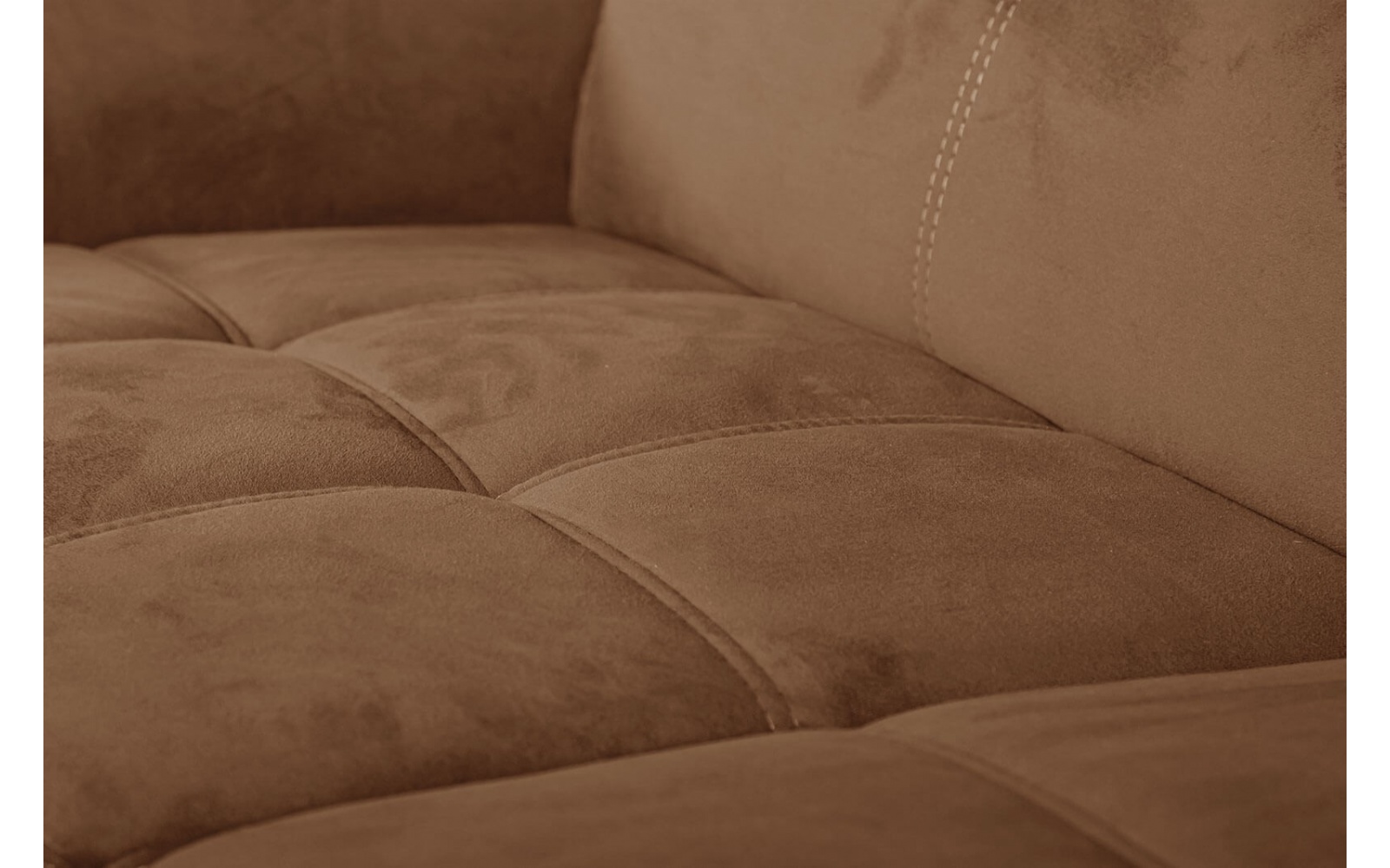 Canapé d'angle droit avec appuis-tête réglables 5 places KELTE