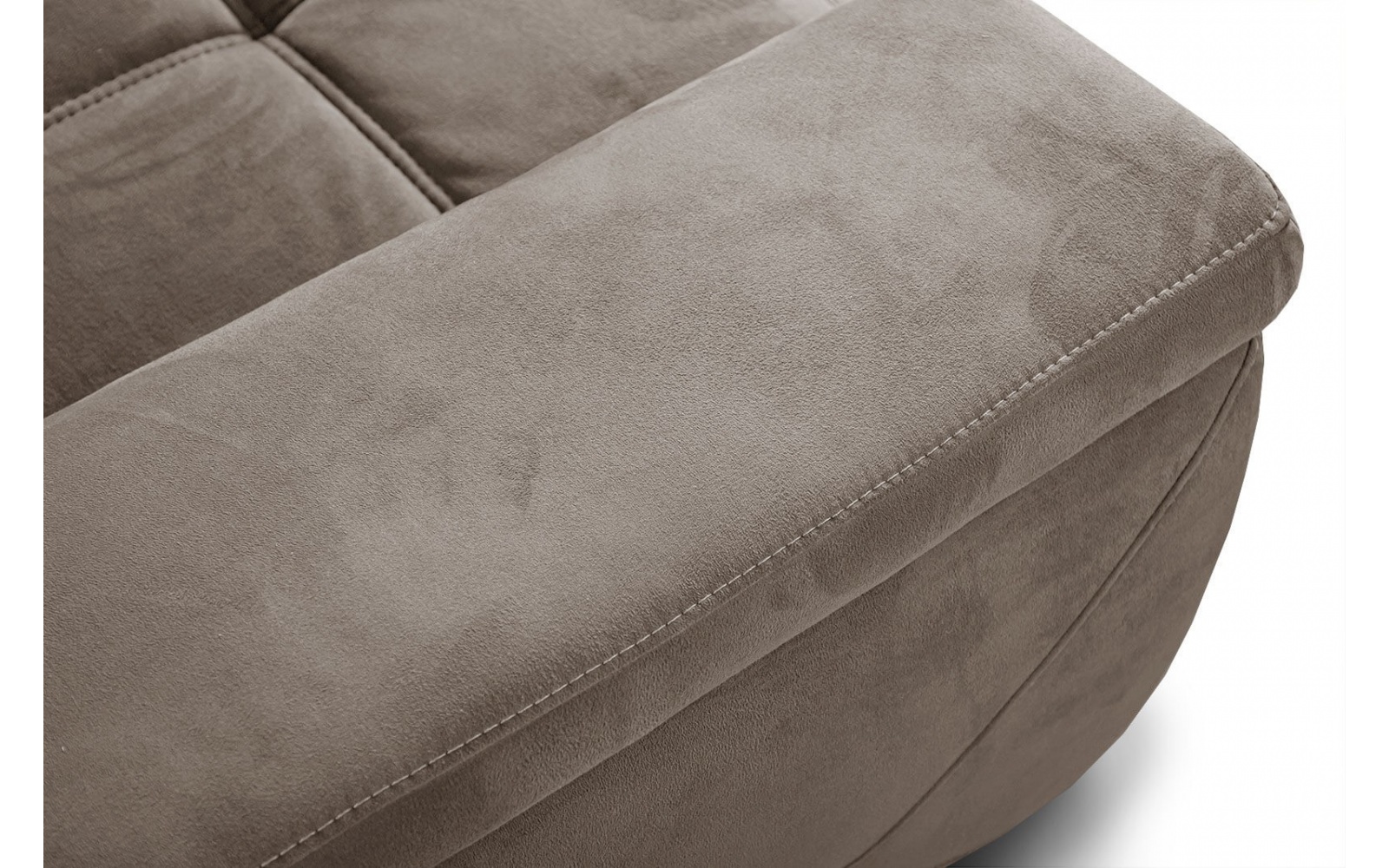 Canapé d'angle droit avec appuis-tête réglables 5 places KELTE