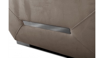 Canapé d'angle droit avec appuis-tête réglables 5 places KELTE