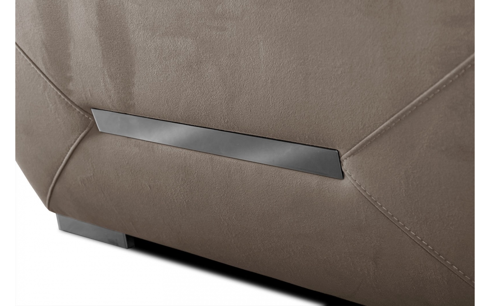 Canapé d'angle droit avec appuis-tête réglables 5 places KELTE