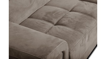 Canapé d'angle droit avec appuis-tête réglables 5 places KELTE