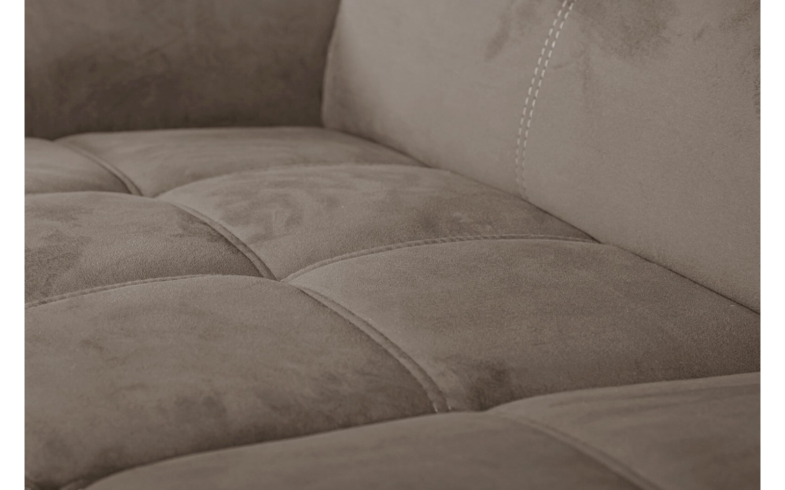 Canapé d'angle droit avec appuis-tête réglables 5 places KELTE