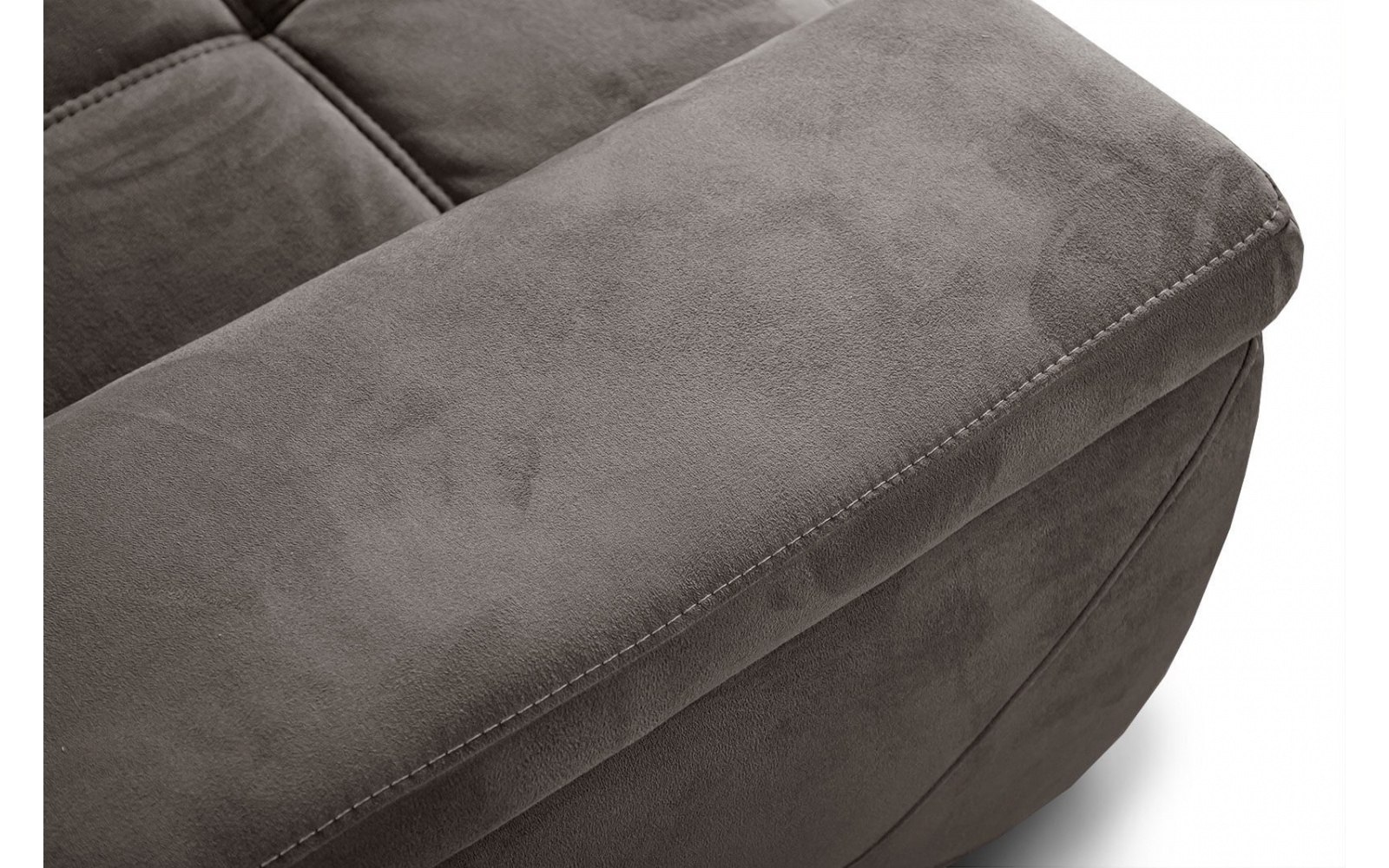 Canapé d'angle droit avec appuis-tête réglables 5 places KELTE