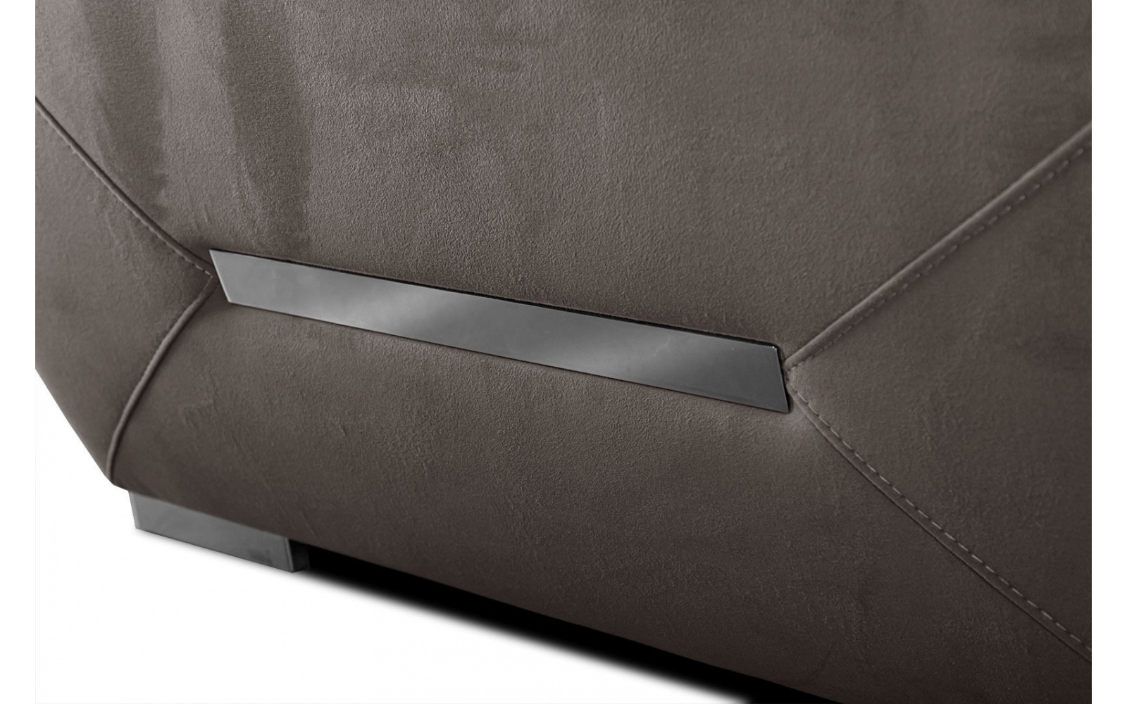 Canapé d'angle droit avec appuis-tête réglables 5 places KELTE