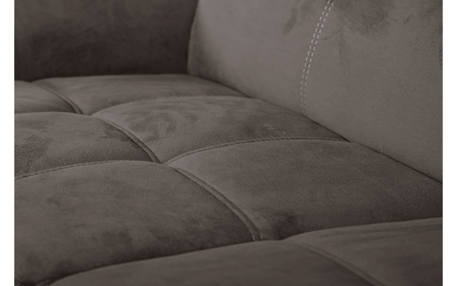 Canapé d'angle droit avec appuis-tête réglables 5 places KELTE