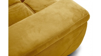 Canapé d'angle droit avec appuis-tête réglables 5 places KELTE