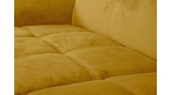 Canapé d'angle droit avec appuis-tête réglables 5 places KELTE