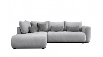 Canapé d'angle gauche convertible 5 places SORENO
