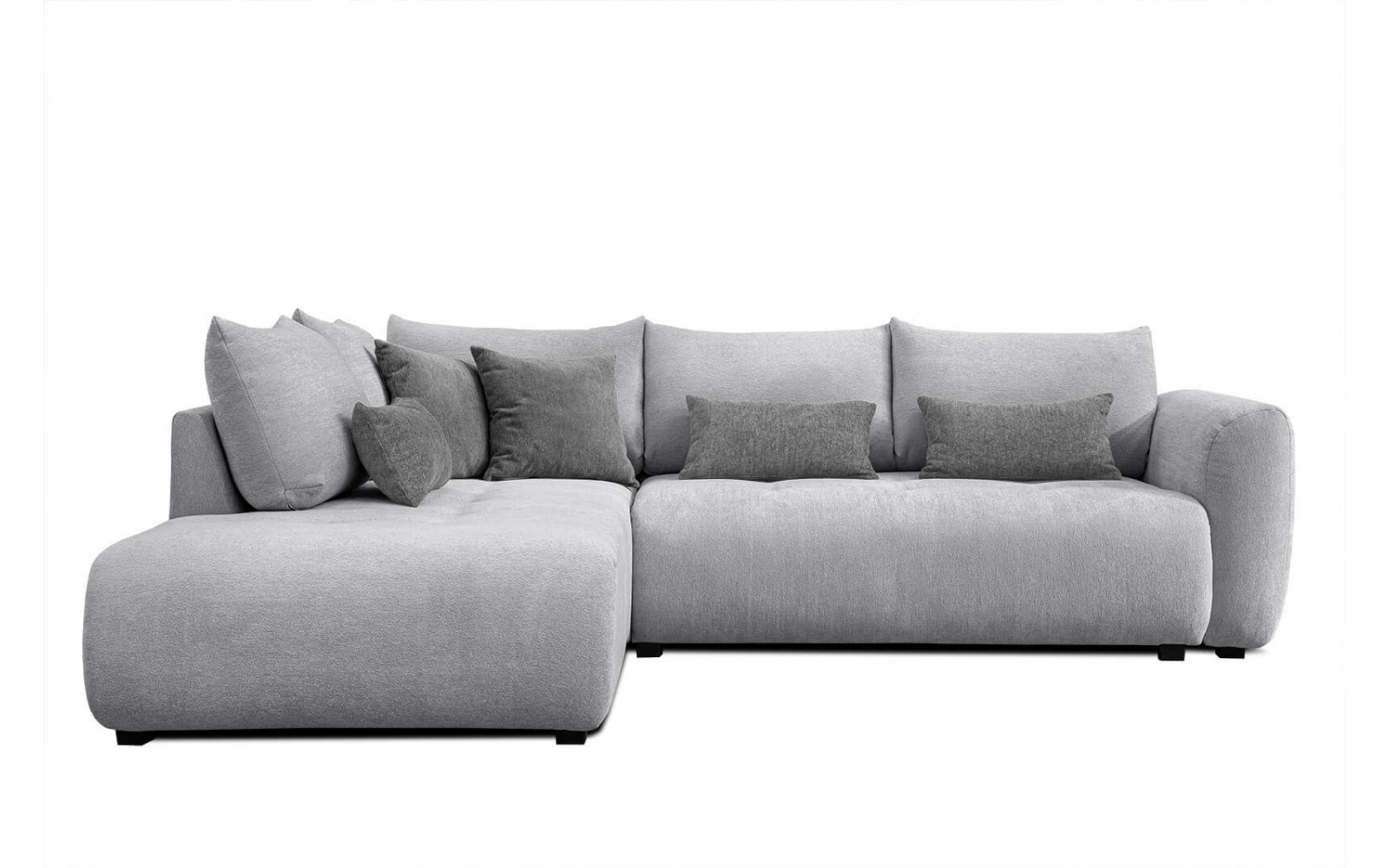 Canapé d'angle gauche convertible 5 places SORENO