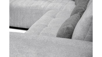 Canapé d'angle gauche convertible 5 places SORENO