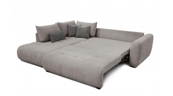 Canapé d'angle gauche convertible 5 places SORENO