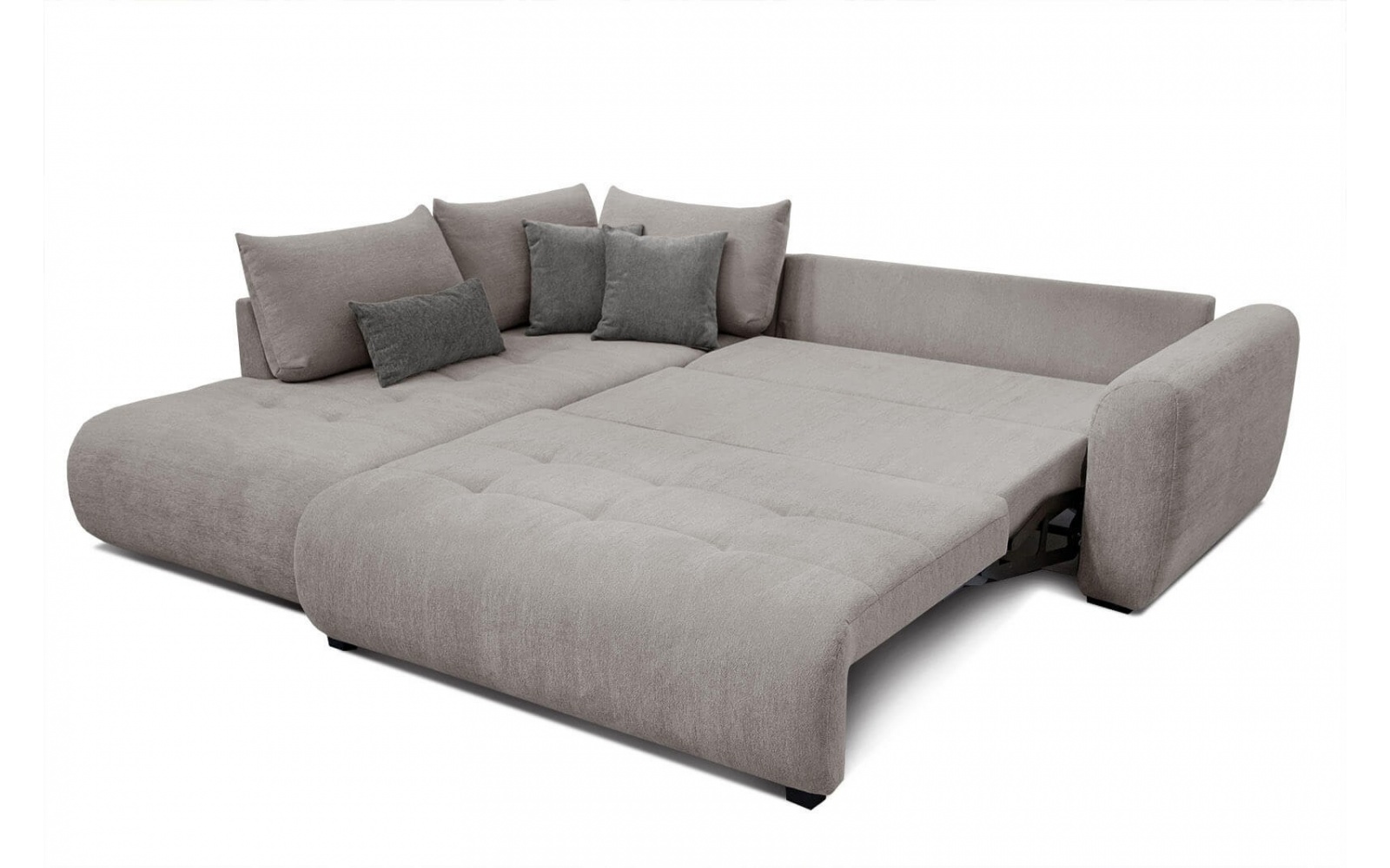 Canapé d'angle gauche convertible 5 places SORENO