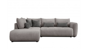 Canapé d'angle gauche convertible 5 places SORENO