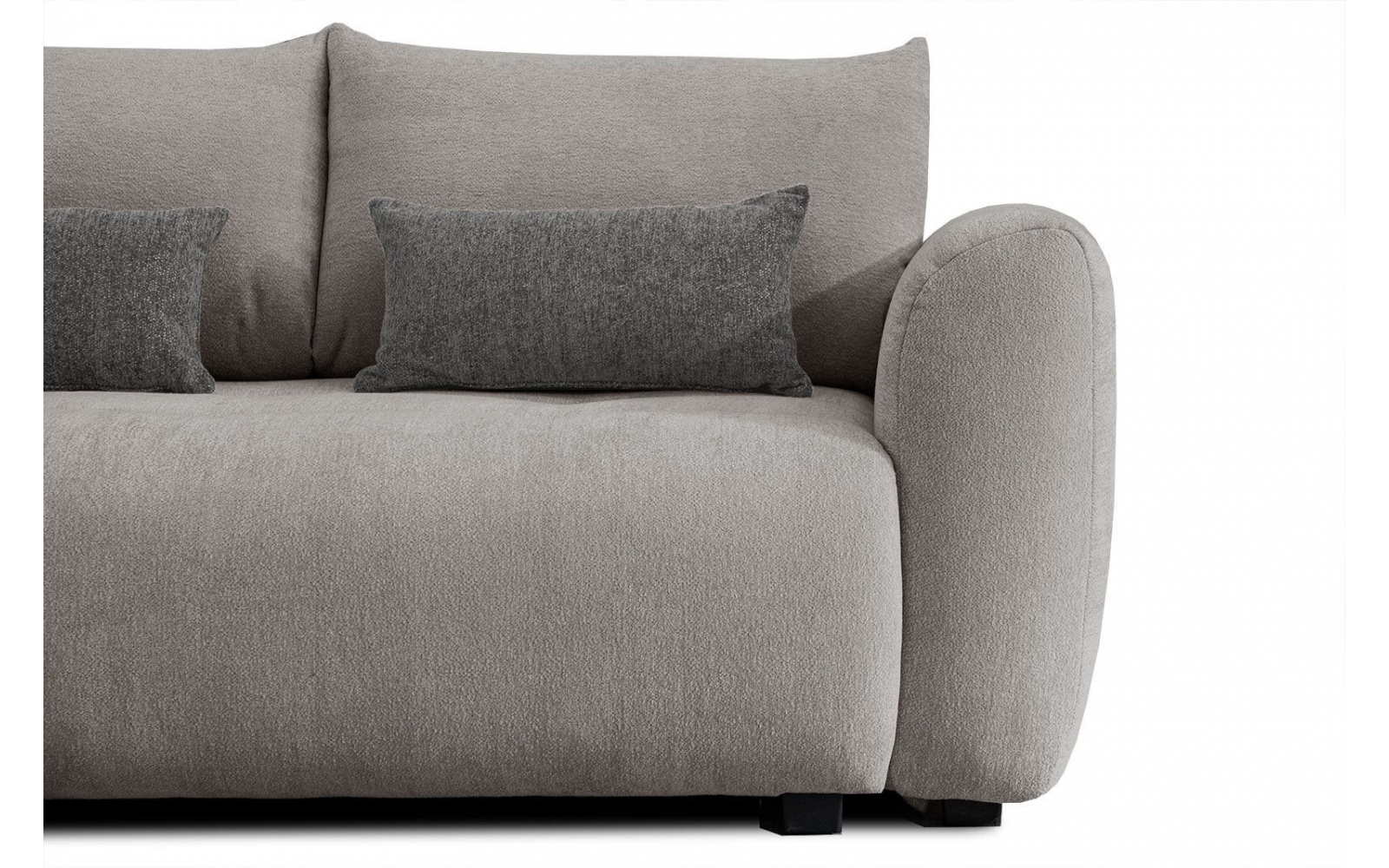 Canapé d'angle gauche convertible 5 places SORENO