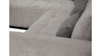Canapé d'angle gauche convertible 5 places SORENO