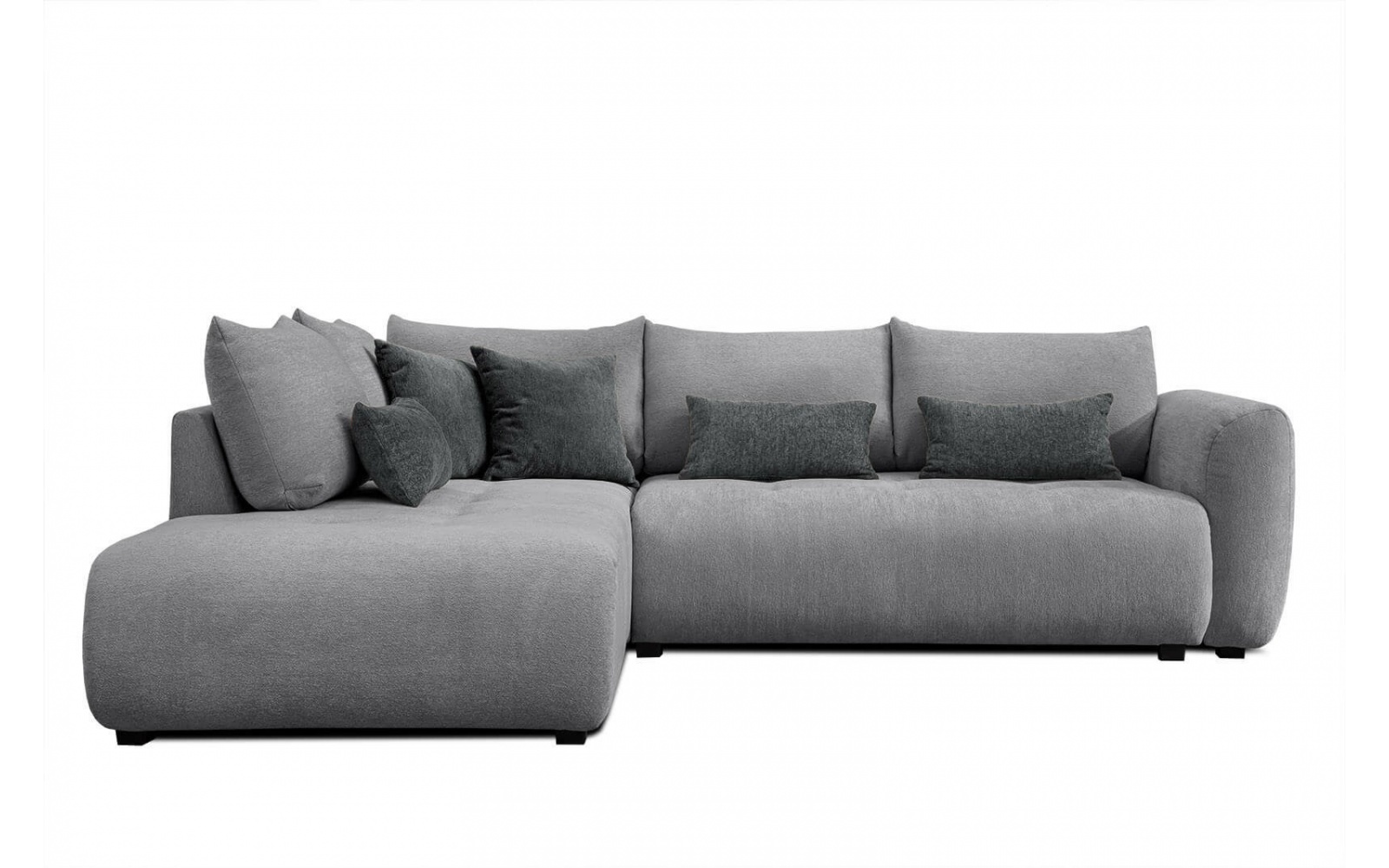 Canapé d'angle gauche convertible 5 places SORENO