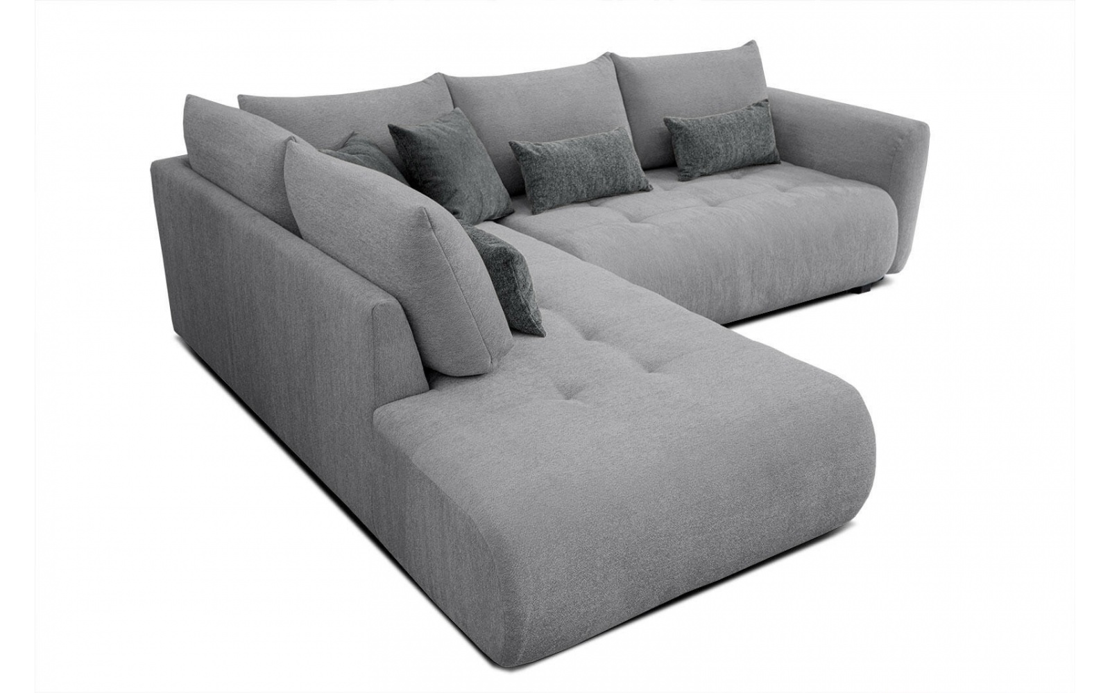 Canapé d'angle gauche convertible 5 places SORENO