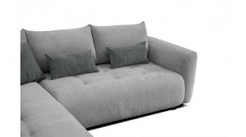 Canapé d'angle gauche convertible 5 places SORENO