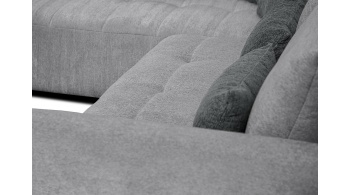 Canapé d'angle gauche convertible 5 places SORENO